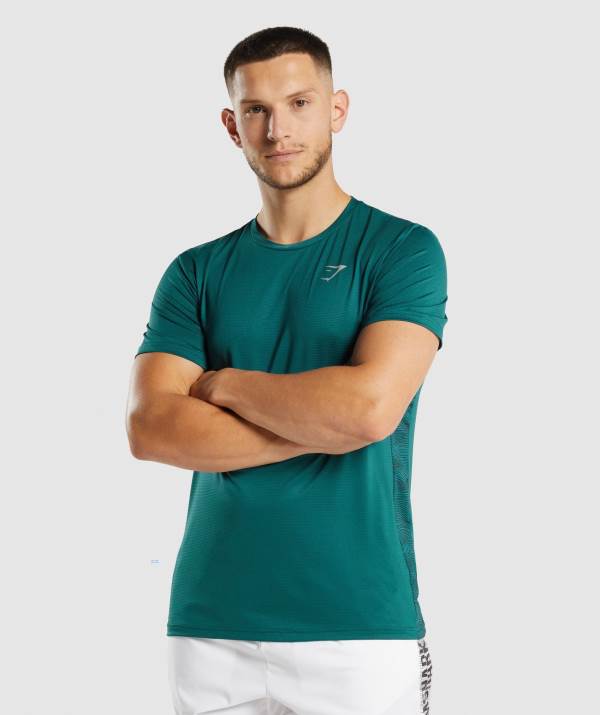 Panske Tricka Gymshark Sport Tyrkysové | SO5731960